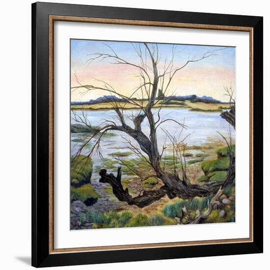 The River Colne-Cristiana Angelini-Framed Giclee Print