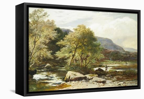 The River Conway, North Wales-Sidney Richard Percy-Framed Premier Image Canvas