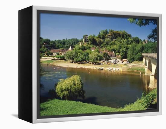 The River Dordogne, Limeuil, Dordogne, Aquitaine, France-David Hughes-Framed Premier Image Canvas