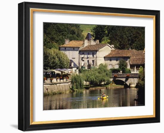 The River Dronne, Brantome, Dordogne, Aquitaine, France-David Hughes-Framed Photographic Print