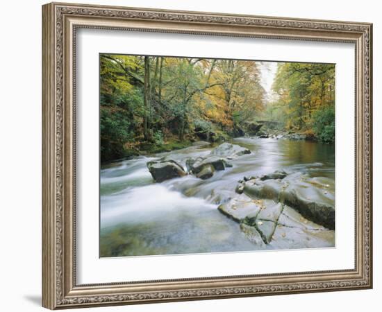 The River Esk, Eskdale, Lake District National Park, Cumbria, England, UK-Roy Rainford-Framed Photographic Print
