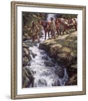 The River Flows Without End-James Ayers-Framed Giclee Print