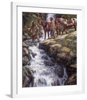 The River Flows Without End-James Ayers-Framed Giclee Print