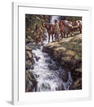 The River Flows Without End-James Ayers-Framed Giclee Print