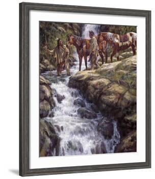 The River Flows Without End-James Ayers-Framed Giclee Print