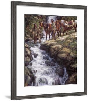 The River Flows Without End-James Ayers-Framed Giclee Print