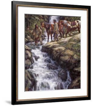 The River Flows Without End-James Ayers-Framed Giclee Print