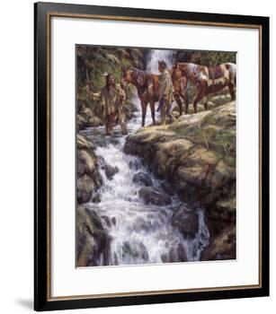 The River Flows Without End-James Ayers-Framed Giclee Print