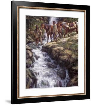 The River Flows Without End-James Ayers-Framed Giclee Print