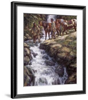 The River Flows Without End-James Ayers-Framed Giclee Print