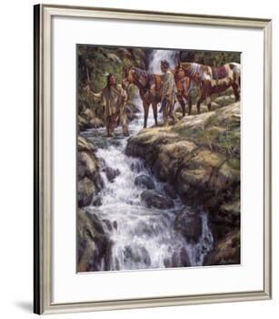 The River Flows Without End-James Ayers-Framed Giclee Print