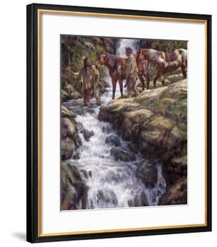 The River Flows Without End-James Ayers-Framed Giclee Print