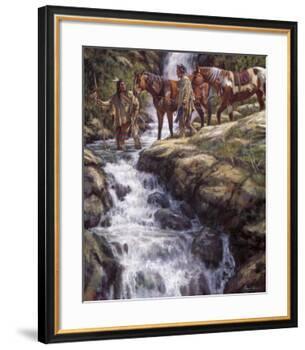 The River Flows Without End-James Ayers-Framed Giclee Print