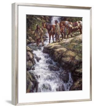 The River Flows Without End-James Ayers-Framed Giclee Print