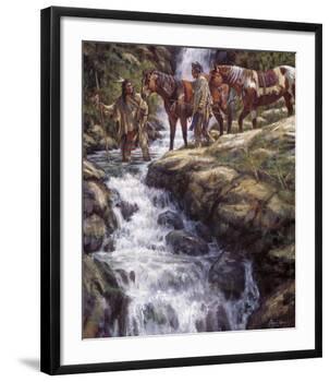 The River Flows Without End-James Ayers-Framed Giclee Print