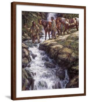 The River Flows Without End-James Ayers-Framed Giclee Print