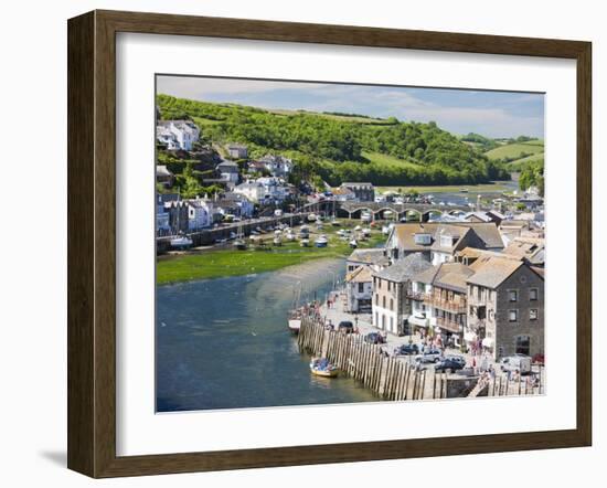 The River Looe at Looe in Cornwall, England, United Kingdom, Europe-David Clapp-Framed Photographic Print