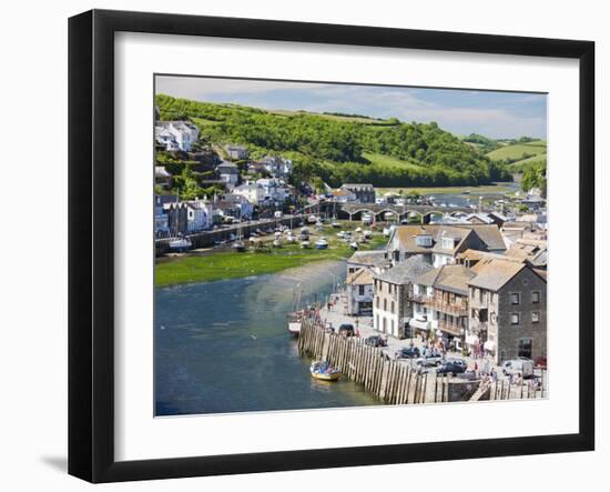 The River Looe at Looe in Cornwall, England, United Kingdom, Europe-David Clapp-Framed Photographic Print