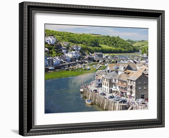 The River Looe at Looe in Cornwall, England, United Kingdom, Europe-David Clapp-Framed Photographic Print