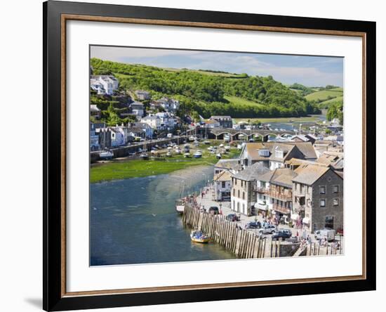 The River Looe at Looe in Cornwall, England, United Kingdom, Europe-David Clapp-Framed Photographic Print