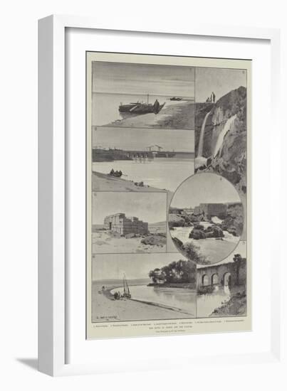 The River of Joseph and the Fayoum-Charles Auguste Loye-Framed Giclee Print