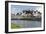 The River Salzach and the Baroque City of Salzburg, Austria-Julian Castle-Framed Photo