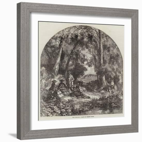 The River Side-Myles Birket Foster-Framed Giclee Print