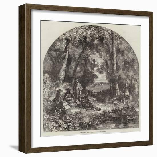 The River Side-Myles Birket Foster-Framed Giclee Print