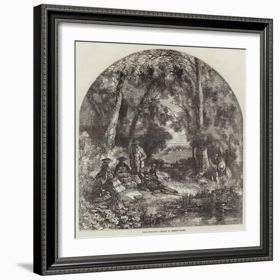 The River Side-Myles Birket Foster-Framed Giclee Print