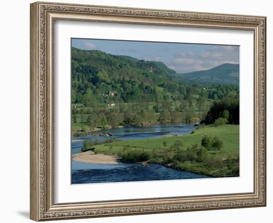 The River Tay Three Miles North of Dunkeld, Tayside, Scotland, United Kingdom-Adam Woolfitt-Framed Photographic Print