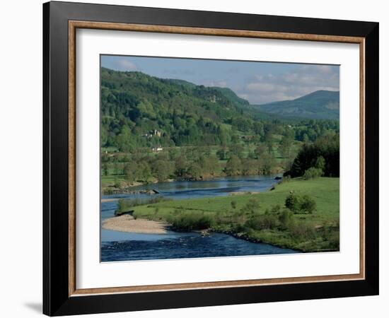 The River Tay Three Miles North of Dunkeld, Tayside, Scotland, United Kingdom-Adam Woolfitt-Framed Photographic Print