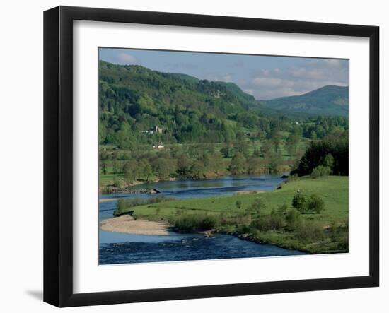 The River Tay Three Miles North of Dunkeld, Tayside, Scotland, United Kingdom-Adam Woolfitt-Framed Photographic Print