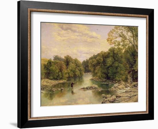 The River Tees at Rokeby, Yorkshire, C.1860-Thomas Creswick-Framed Giclee Print