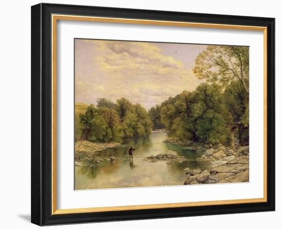 The River Tees at Rokeby, Yorkshire, C.1860-Thomas Creswick-Framed Giclee Print