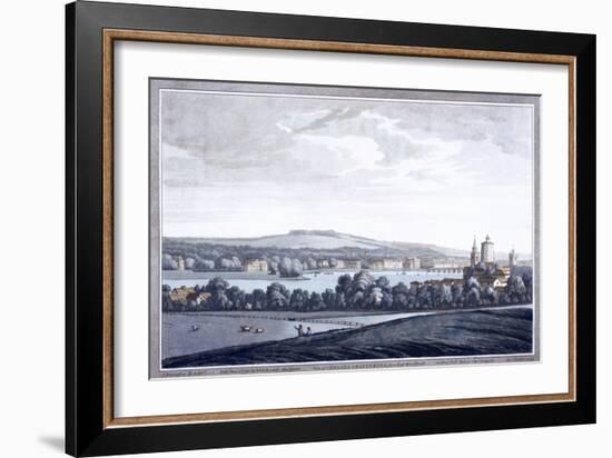 The River Thames at Battersea, London, 1795-Joseph Constantine Stadler-Framed Giclee Print