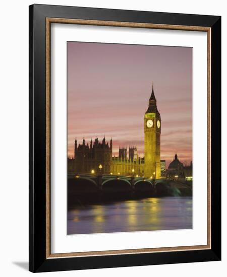 The River Thames, London, England-Roy Rainford-Framed Photographic Print