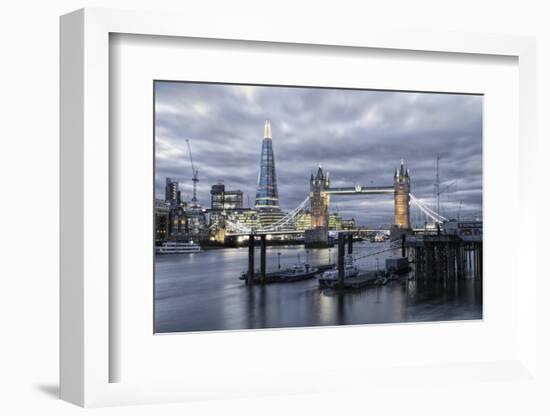 The River Thames, Tower Bridge, City Hall-Alex Robinson-Framed Photographic Print