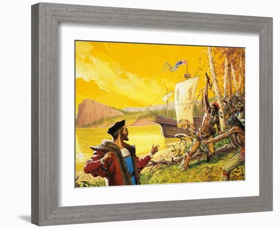 The River That Didn't Lead to China-Severino Baraldi-Framed Giclee Print