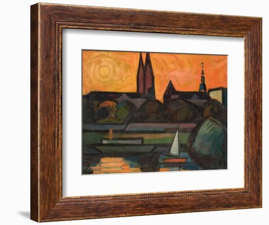 The River Tisza at Szeged, 1965-Emil Parrag-Framed Giclee Print