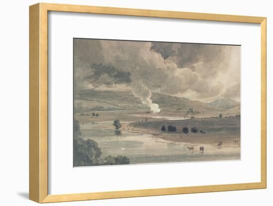 The River Wharfe, 1801-Thomas Girtin-Framed Giclee Print