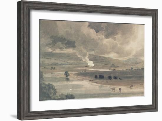 The River Wharfe, 1801-Thomas Girtin-Framed Giclee Print