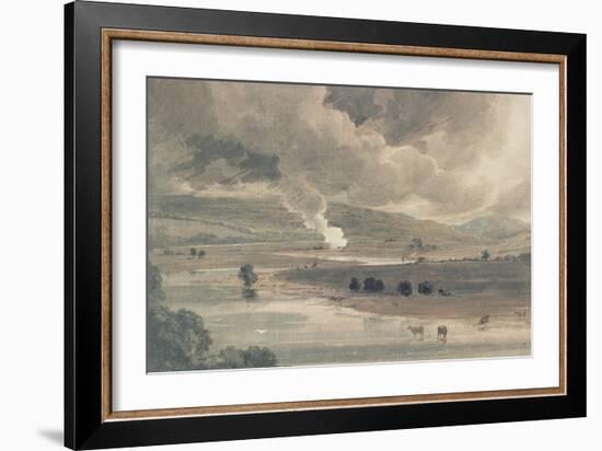 The River Wharfe, 1801-Thomas Girtin-Framed Giclee Print