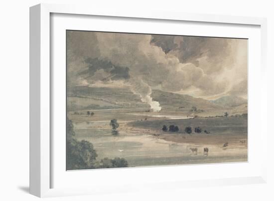 The River Wharfe, 1801-Thomas Girtin-Framed Giclee Print