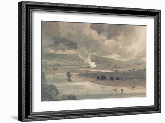 The River Wharfe, 1801-Thomas Girtin-Framed Giclee Print