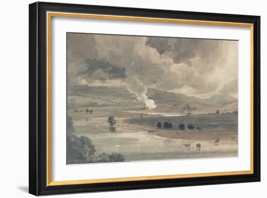 The River Wharfe, 1801-Thomas Girtin-Framed Giclee Print