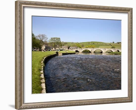 The River Wharfe at Burnsall, Wharfedale, Yorkshire Dales, Yorkshire, England, UK, Europe-Mark Sunderland-Framed Photographic Print