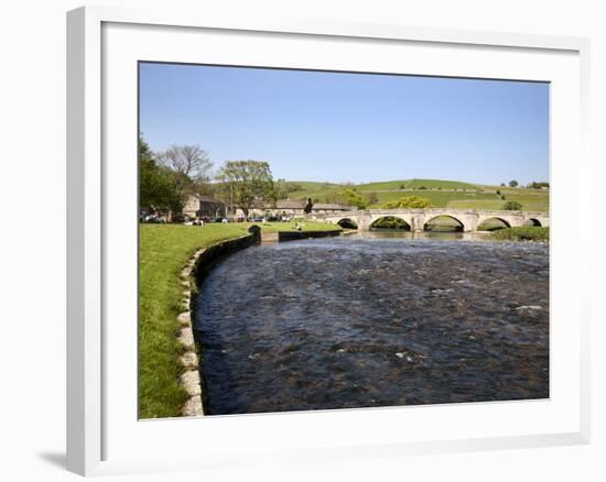 The River Wharfe at Burnsall, Wharfedale, Yorkshire Dales, Yorkshire, England, UK, Europe-Mark Sunderland-Framed Photographic Print