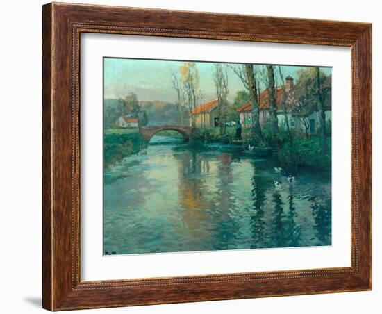 The River-Fritz Thaulow-Framed Giclee Print