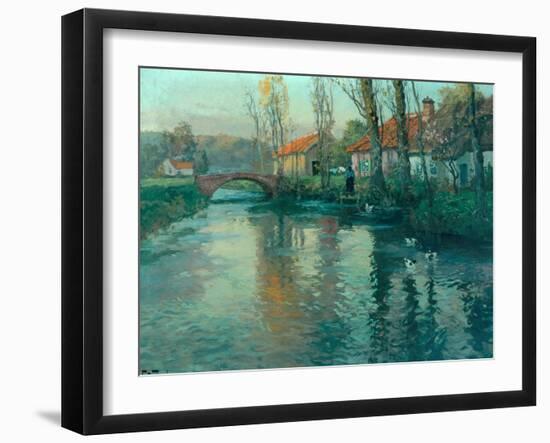 The River-Fritz Thaulow-Framed Giclee Print