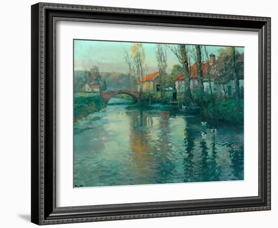 The River-Fritz Thaulow-Framed Giclee Print